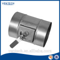 Air vent round duct damper